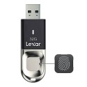 Clé USB LEXAR 128GB USB 3.0 FingerPrint F35 (LJDF35-128GBBK)
