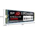 Disque dur interne 250 GB SSD M.2 NVMe 2280 GEN 4 SILICON POWER (SP250GBP44UD8505)