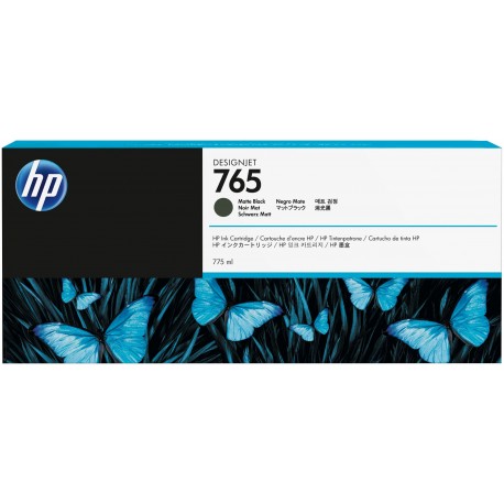 Cartouche HP 765 Noir Mate - d'encre origine F9J55A prix Maroc