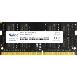 Mémoire RAM Netac 8 GB DDR4 SODIMM 3200MHz – Puissance Compacte pour PC Portables – NTBSD4N26SP-04 