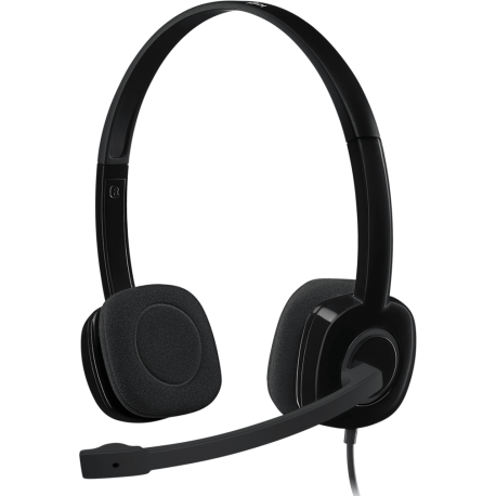 Casque Logitech 960 pour ordinateur avec microphone anti-parasite - USB (981-000100)