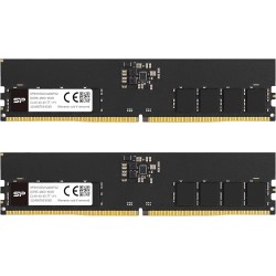 barrette memoire silicon power 32 gb 2 X 16g ddr5-4800 cl40 udimm sp032gblvu480f22 prix maroc