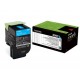 Lexmark 808C Cyan - 1000 pages 80C80C0 prix Maroc