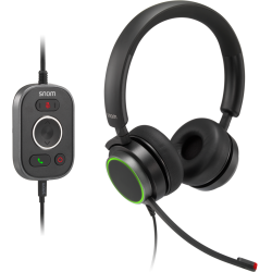 Micro-casque filaire Snom A330D - Jack 3,5mm / USB (00004598)