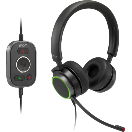 Micro-casque filaire Snom A330D - Jack 3,5mm / USB (00004598)