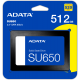 Disque Dur 512GB interne SSD ADATA SU650 ASU650SS-512GT-R prix Maroc