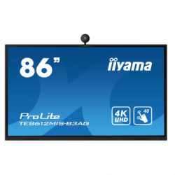Écran Interactif 86'' 4k UHD avec Camera Integree AUTOTRACKING - IIYAMA ProLite TE8612MIS-B3AG prix Maroc