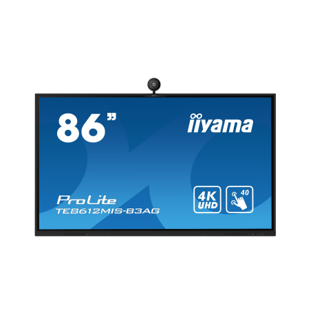 Écran Interactif 86'' 4k UHD avec Camera Integree AUTOTRACKING - IIYAMA ProLite TE8612MIS-B3AG prix Maroc