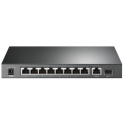 Switch TP-Link JetStream 8 ports Gigabit Smart PoE+ et 2 emplacements SFP (TL-SG2210P)