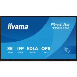 Écran interactif 86" 4K UHD IPS - IIYAMA ProLite TE8613A-B1AG prix Maroc