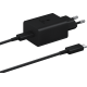 Chargeur Samsung Type-C 25 W + câble USB Type-C à Type-C (3A/1m) EP-T2510XBEGWW prix Maroc