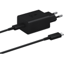 Chargeur Samsung Type-C 25 W + câble USB Type-C à Type-C (3A/1m) (EP-T2510XBEGWW)