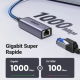 UGREEN Adaptateur USB-C vers RJ45 1000Mbps 50737 prix Maroc