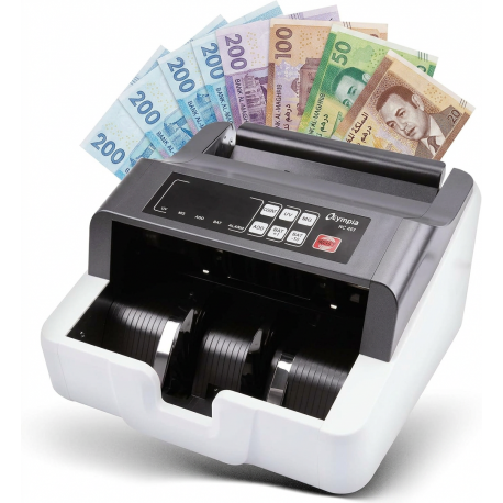 Olympia NC 451 Compteuse de billets et détecteur de faux billets pour tous les billets | Capteurs UV MG NC-451