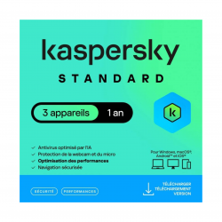 kaspersky standard 3 Postes 1 an kl10418bcfs-ffpmag prix Maroc