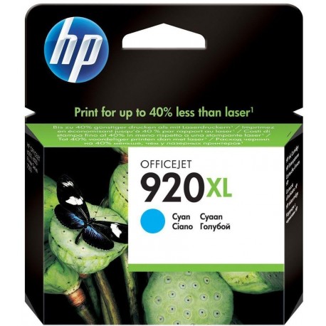 Cartouche HP 920XL Cyan d'encre origine grande capacité CD972AE prix Maroc