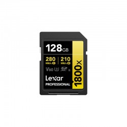 Carte mémoire Lexar 1800x GOLD SDXC UHS-II 128 Go 280MB/s LSD1800128G-BNNNG prix Maroc