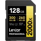 Carte Mémoire Lexar Professional 2000x GOLD SDXC UHS-II 128 Go 300MB/s LSD2000128G-BNNNG prix Maroc