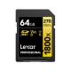 Carte SD Lexar Professional 2000x GOLD SDHC UHS-II 64 Go 300MB/s LSD2000064G-BNNNG prix Maroc