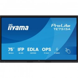 Écran interactif 75" 4k UHD - IIYAMA ProLite (TE7515A-B1AG)