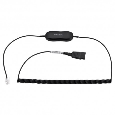 Câble Jabra GN1218 AC Atténuation Enroulé 2m 88011-102 prix Maroc