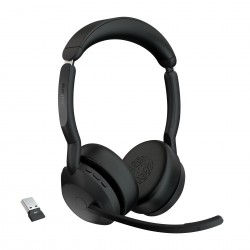 Jabra Evolve2 55 Stereo UC Bluetooth avec Link 390a USB-A 25599-989-999 prix Maroc