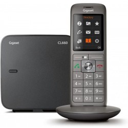 Téléphone fixe sans fil Gigaset CL660 Solo Anthracite 4250366853154 prix Maroc