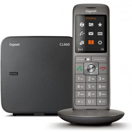 Téléphone fixe sans fil Gigaset CL660 Solo Anthracite 4250366853154 prix Maroc