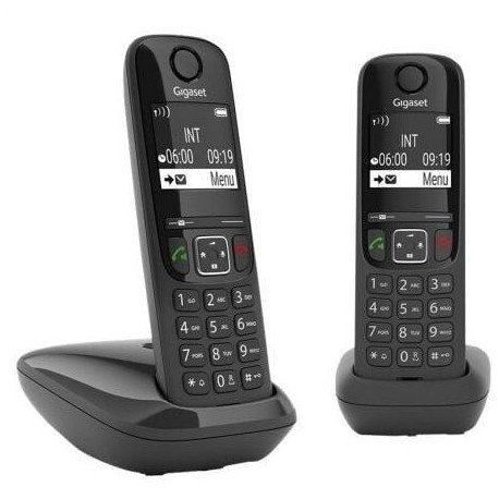 Téléphone fixe Duo DECT Gigaset AS690 4250366854649 prix Maroc