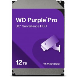 Disque dur WD Purple Pro 12TB 7200 RPM 512MB Cache SATA 6.0Gb/s 3.5" pour Surveillance WD122PURP prix Maroc