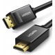 Câble Ugreen Displayport Male vers HDMI Male - 1,5 m 10239 prix Maroc