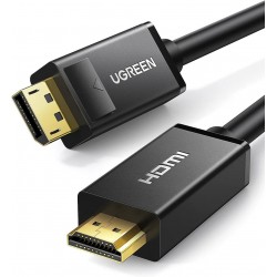 Câble Ugreen Displayport Male vers HDMI Male - 1,5 m 10239 prix Maroc