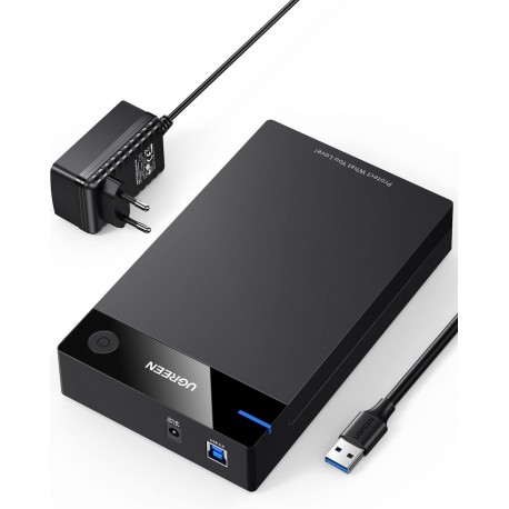 Boitier externe Ugreen USB 3.0 SATA 2.5 et 3.5 HDD/SSD 50422 prix Maroc