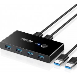 Switch USB 3.0 Ugreen 4 Ports pour 2 PC 30768 prix Maroc