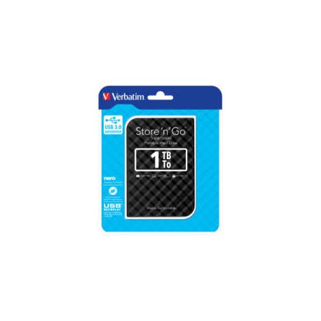 verbatim disque dur portable usb store noir go 3.0 1 To noir 53194 prix maroc