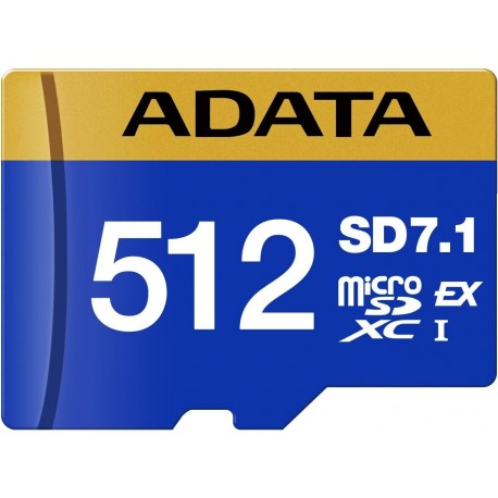 carte sd adata premier extreme 512 go microsdxc sd71 express v30 ud512gex3l1-c prix maroc
