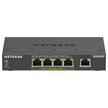 switch-non-administre-grandstream-gwn7700mp-5-ports-gigabit-poe-1-port-sfp-gwn7700mp prix maroc