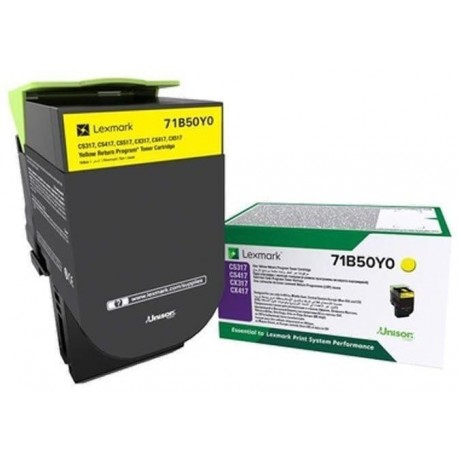 toner jaune lexmark standard cs/x317 71b50y0 prix maroc