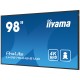 ecran professionnel pour affichage dynamique 98 pouces 4k uhd iiyama prolite lh9875uhs-b1ag prix maroc