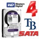 DISQUE DUR WD Purple Videosurveillance 4 To SATA 6Gb/s 