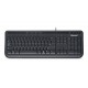 Clavier Microsoft Noir USB Wired Keyboard 600 