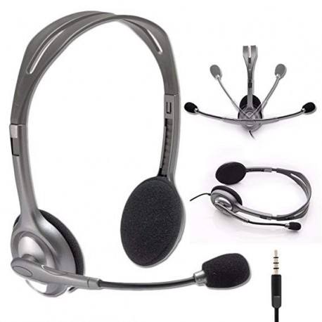 Casque Micro Logitech Stéréo Headset H110 (981-000271)