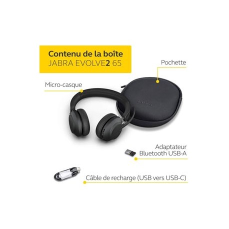 Casque Anti-Bruit Bluetooth Rechargeable