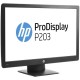 Écran 20" HD+ HP ProDisplay P203 (X7R53AS)