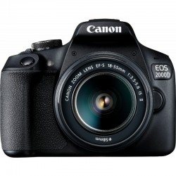 Reflex Canon EOS 2000D + Objectif EF-S 18-55mm IS II