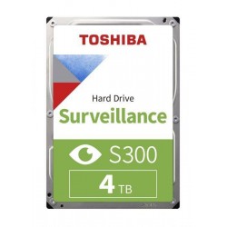 Disque Dur interne Toshiba S300 Surveillance 3.5" 4To Serial ATA III (HDWT740UZSV)