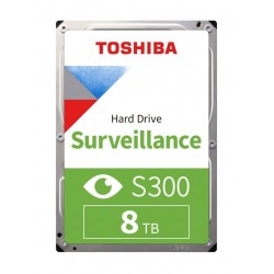 Disque dur Interne TOSHIBA S300  8To 7 200 tr/min  3.5" (HDWT380UZSVA)