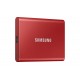 Disque Dur Samsung Portable SSD T7 500 Go Rouge (MU-500R)