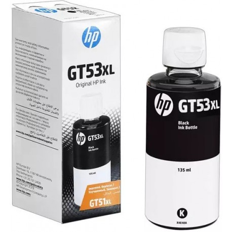 Bouteille d'encre HP grande capacité d'origine GT53XL Noir (1VV21AE)