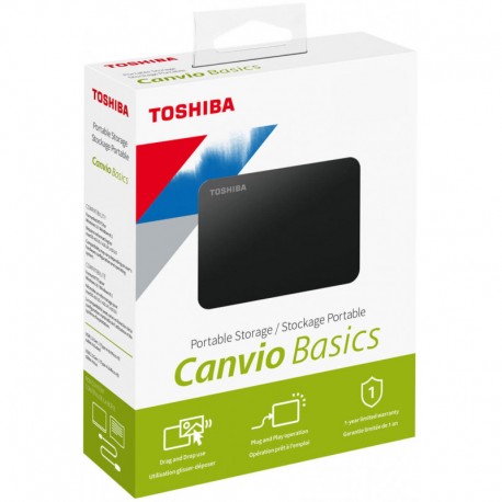 Disque dur 2TB externe 2.5" USB 3.0 Toshiba Canvio Basics HDTB520MK3AA prix Maroc